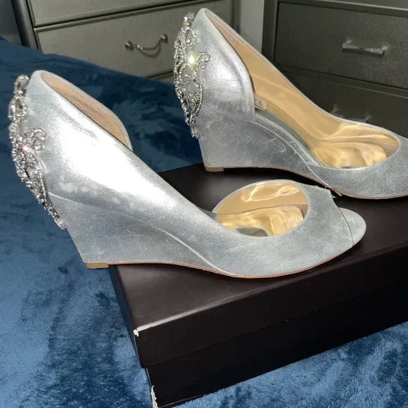 Nordstrom badgley Mischka- size 8.5 tacón de mujer taya 8.5 - Picture 5 of 8